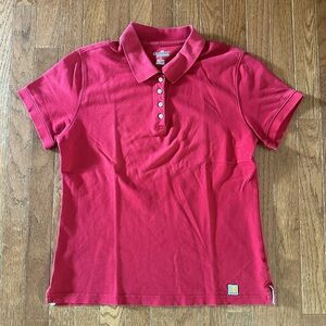 Women’s red Carhartt polo.‎